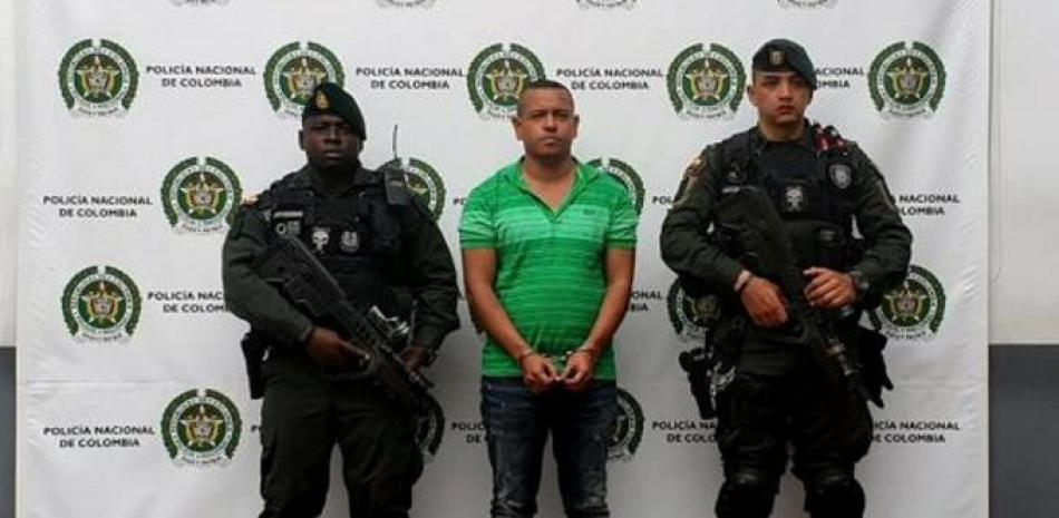 El narcotraficante Olindo Perlaza Caicedo, alias "Olindillo". Foto AP.