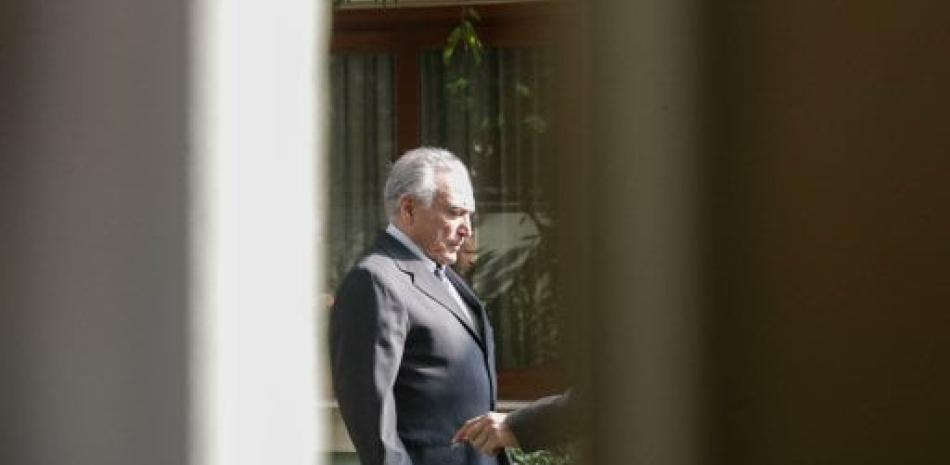 El expresidente brasileño Michel Temer. Foto AP