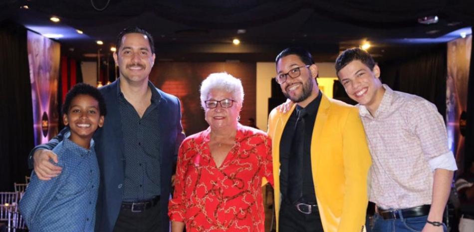 Dennis Polonio, Raeldo López, Ana María Ramos, Ramón Santana y Carlos Báez. MIGUEL MERCADO