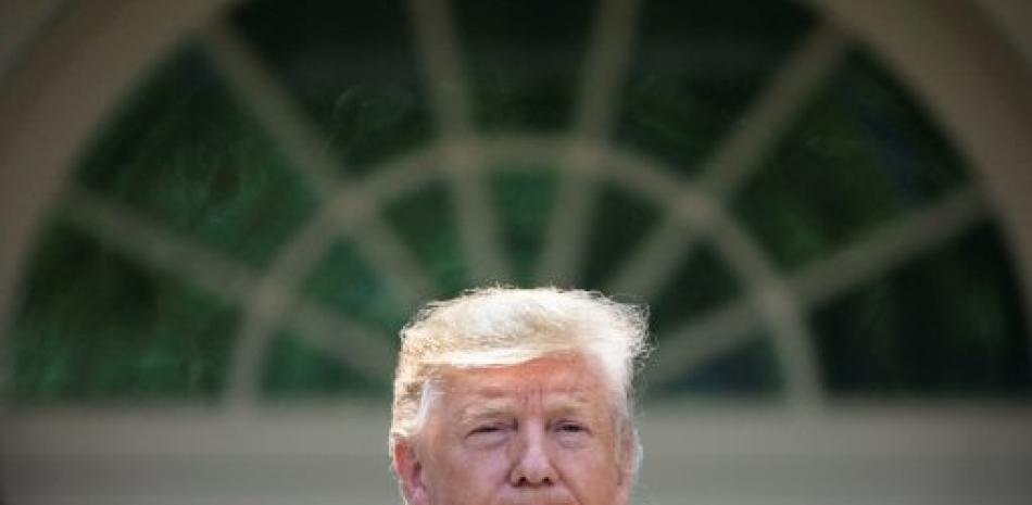 El presidente estadounidense, Donald Trump. Foto AP.