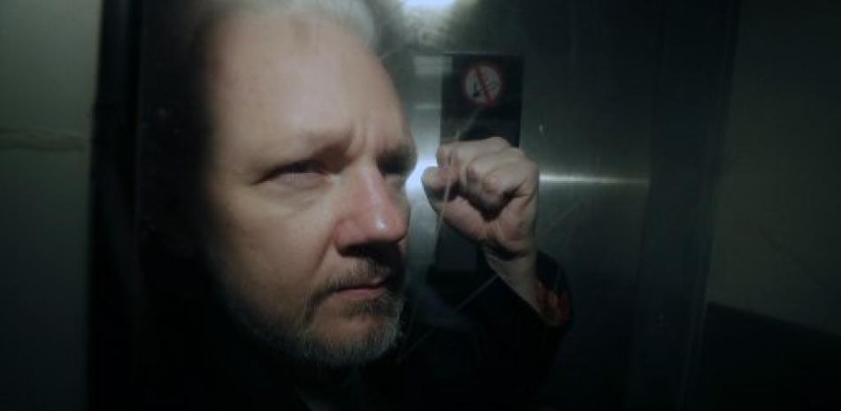 El fundador de WikiLeaks Julian Assange. Foto AP.
