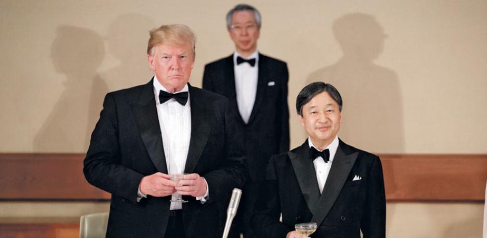 Donald Trump cierra su visita a Japón hoy. AP