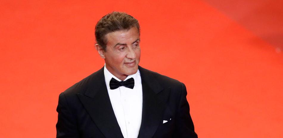 Sylvester Stallone durante su presencia en Cannes. AP