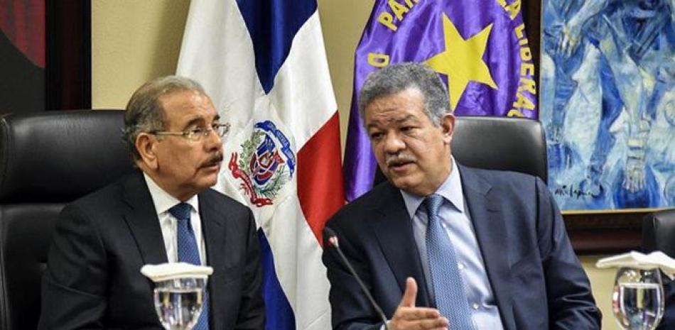 El presidente Danilo Medina y el expresidente Leonel Fernández tienen en sus manos la unidad del PLD para las elecciones de 2020.