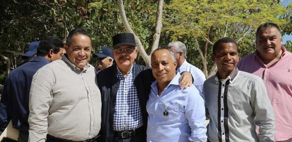 El presidente Danilo Medina realizó ayer recorrido.