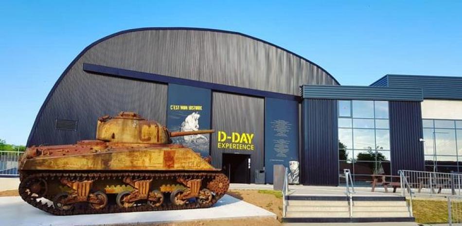 Un tanque de guerra en el D Day Experience.