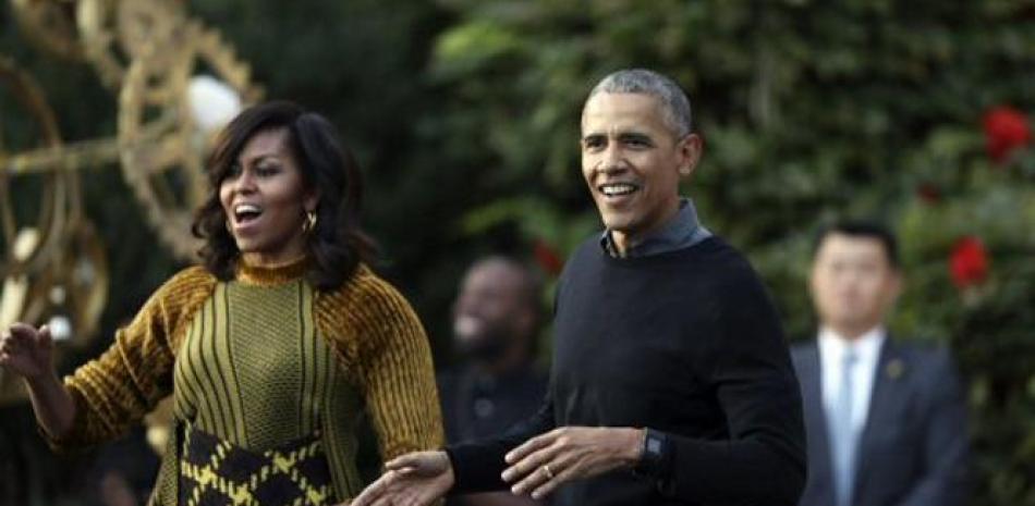 El expresidente de Estados Unidos Barack Obama y su esposa Michelle Obama. Imagend e archivo.