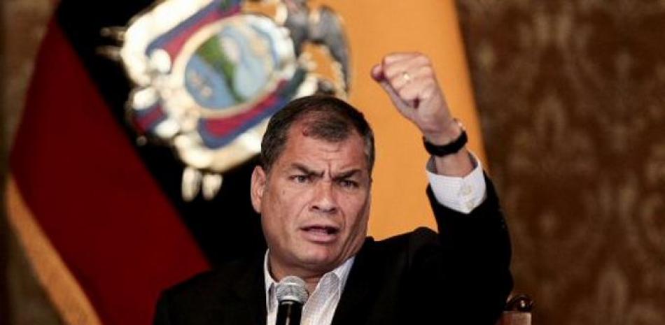 Rafael Correa. Imagen de archivo.