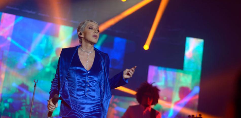 Ana Torroja cantó el sábado en la capital dominicana.
