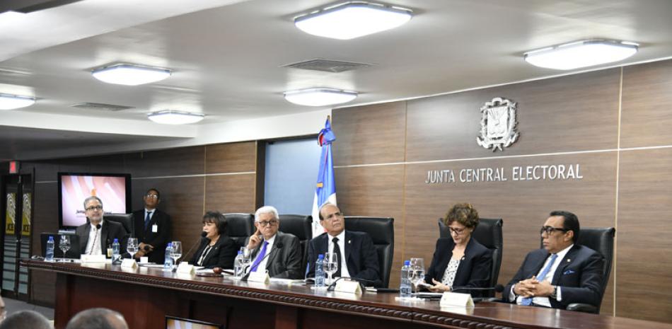 Pleno de la Junta Central Electoral. ARCHIVO