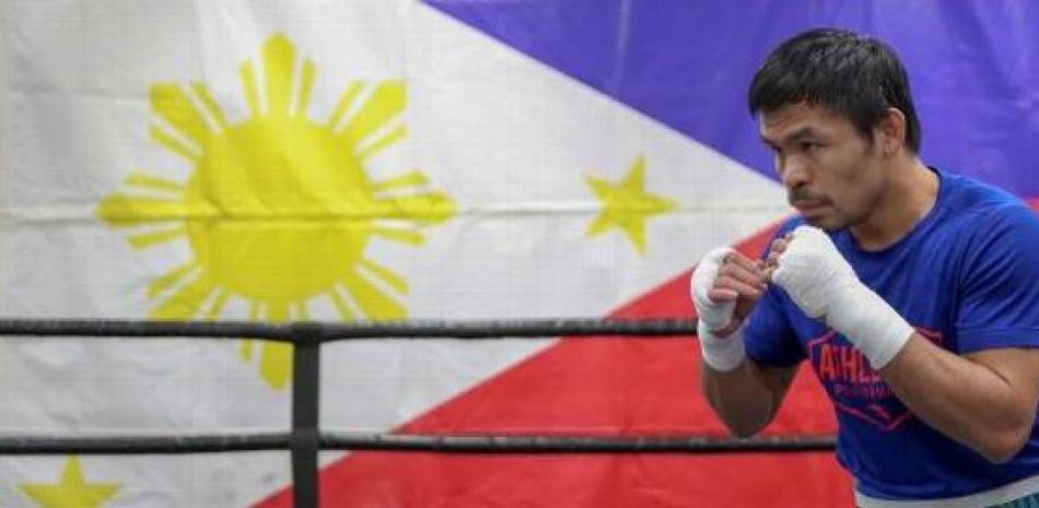 Pacquiao, de 40 años, tratará de quedarse como monarca único de peso Welter en la Asociación Mundial de Boxeo (AMB) cuando se mida a Thurman.