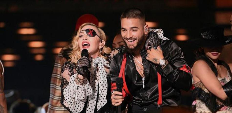 Madonna y Maluma grabaron el tema “Medellín”, aunque no tuvo la acogida esperada.