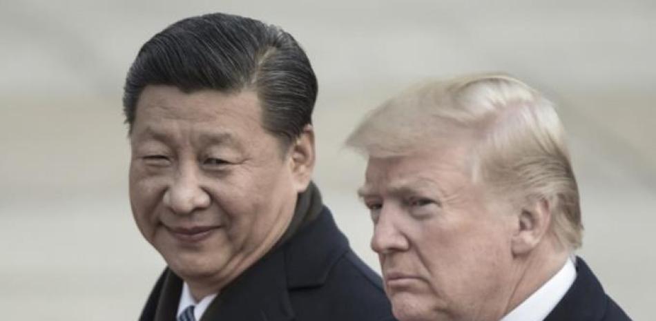 Xi Jinping, y su homólogo de Estados Unidos, Donald Trump. Imagen de archivo.