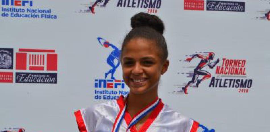 La velocista Mélody María María, estará formando parte del equipo nacional de atletismo de menores.