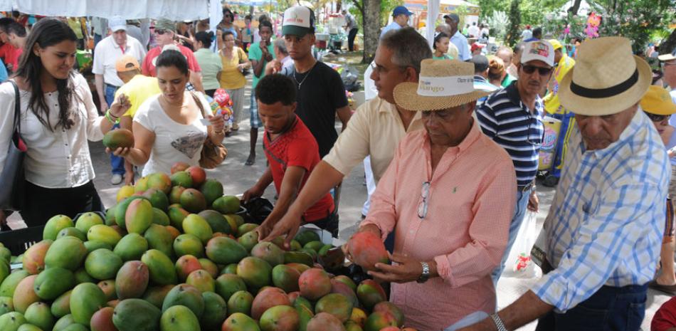 Ayer terminó la “Expo Mango 2019” en Baní con la participación de productores. VÍCTOR RAMÍREZ/ LD