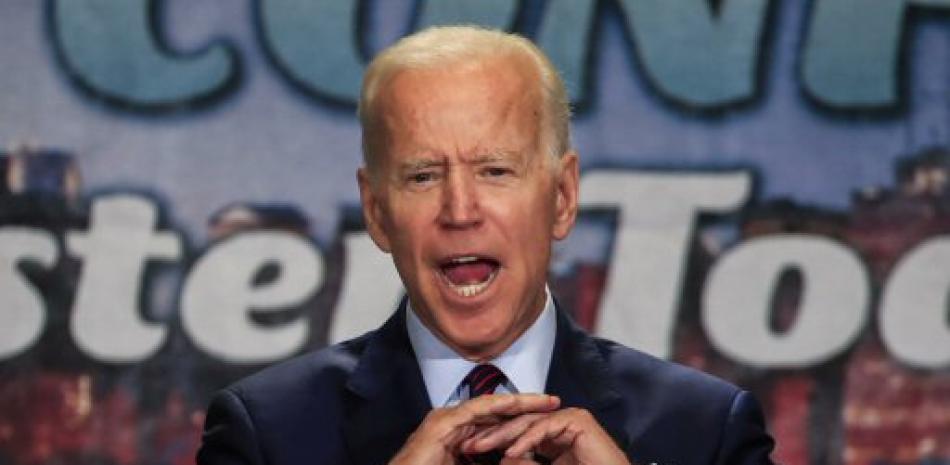 El demócrata estadounidense Joe Biden. Foto AP.