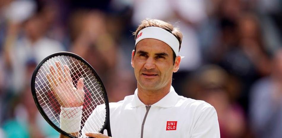 Roger Federer celebra su triunfo. / EFE