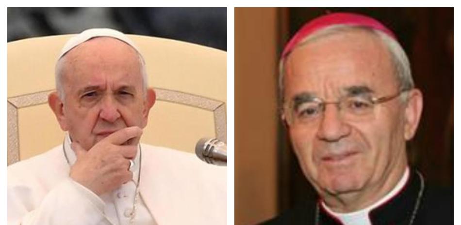 Papap Francisco y Renzo Fratini.
