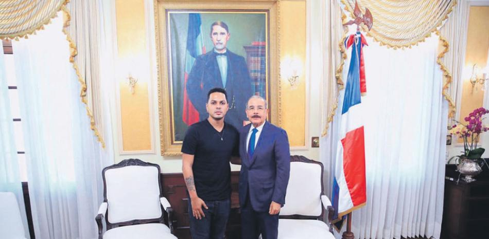 Santiago Matías y el presidente Danilo Medina se reunieron el miércoles.
