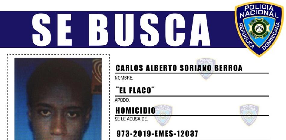 Presunto implicado Carlos alberto Soriano Berroa "El Flaco".Foto: Instagram @Policiard.