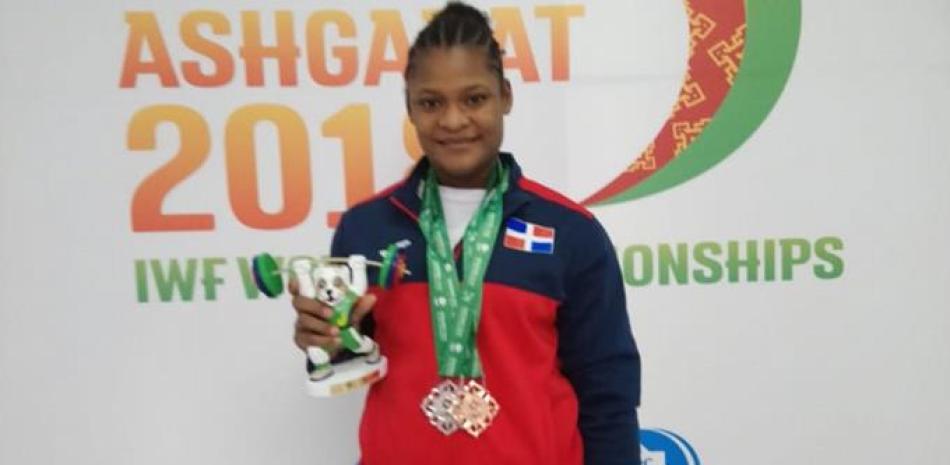 Crismery Santana, abanderada de la delegación dominicana para los Juegos Panamericanos de Lima.