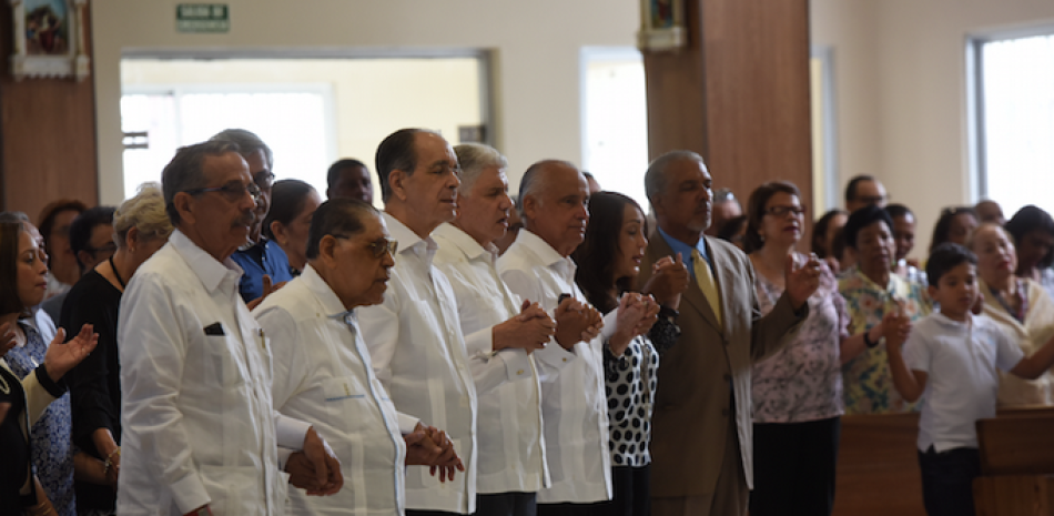 Reformistas en misa por 17 años de muerte de Balaguer. ONELIO DOMÍNGUEZ