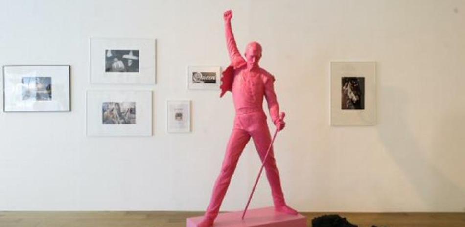 Estatua de Freddie Mercury en un museo. / AP