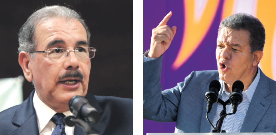 Expresidente Leonel Fernández y presidente Danilo Medina El personaje