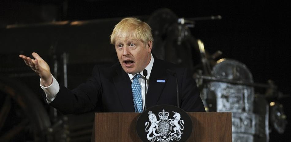 Fotografía del primer ministro de Reino Unido, Boris Johnson