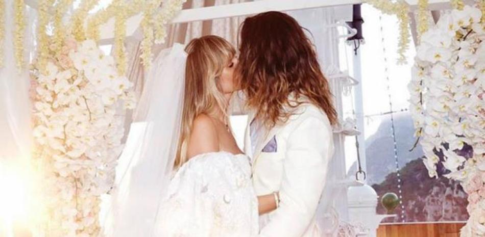 Heidi Klum compartió esta imagen con su esposo Tom Kaulitz. INSTAGRAM