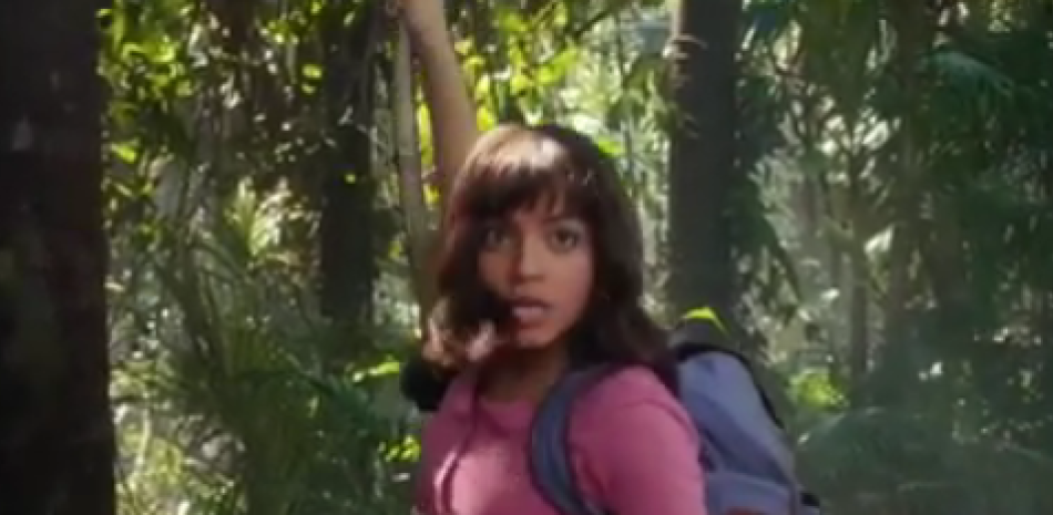 Captura de trailer de película "Dora, la exploradora"