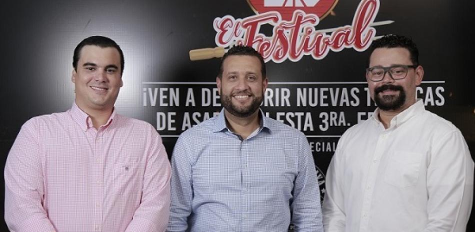 Ricardo Grullon, Osvaldo Villalona y Alberto Morel.