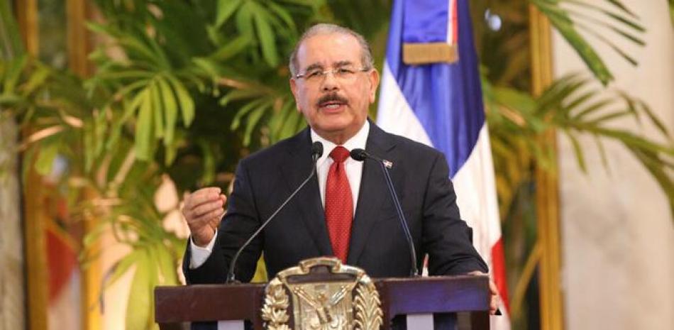 El presidente Danilo Medina abogó por una República Dominicana sana, libre y soberana. EFE / AFP