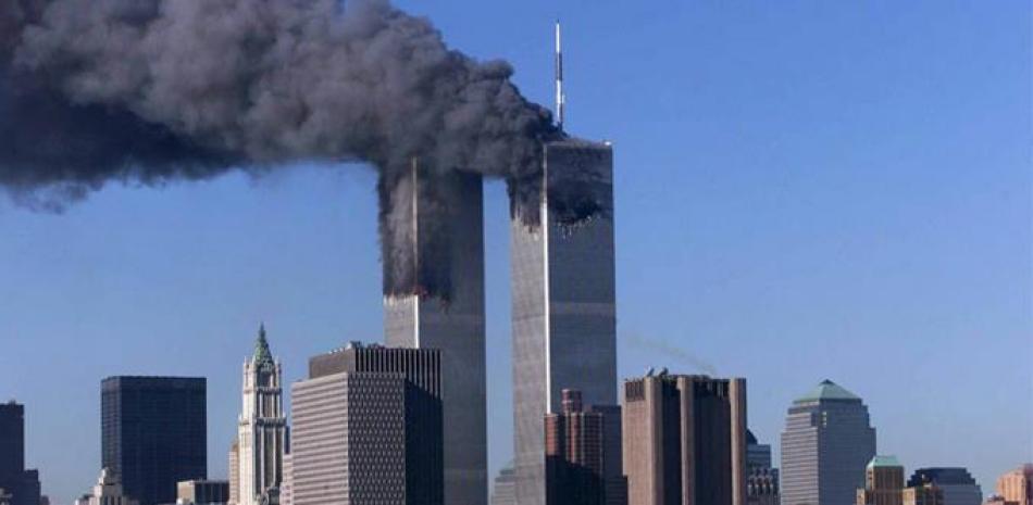 Foto de archivo del ataque terrorista del 11 de septiembre