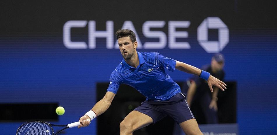 Djokovic, durante su partido en el US Open. / EP