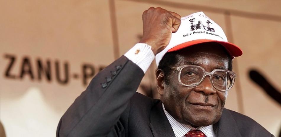 Foto de archivo del expresidente Zimbabue, Robert Mugabe. Crédito AFP