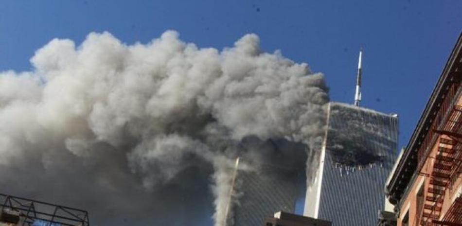 Foto de archivo del ataque a las Torres Gemelas el 11 de septiembre de 2001