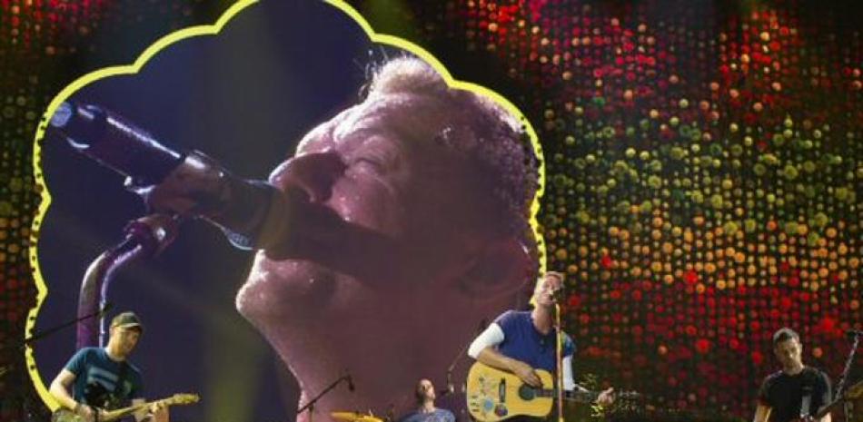 Fotografía de archivo de Chris Martin, vocalista de Coldplay