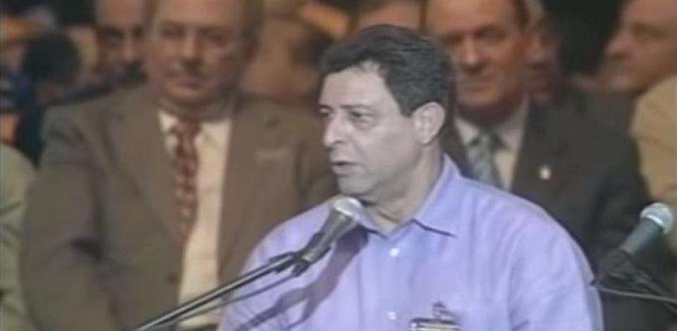 Felucho Jiménez en la proclamación de Leonel Fernández para las elecciones presidenciales de 2008.