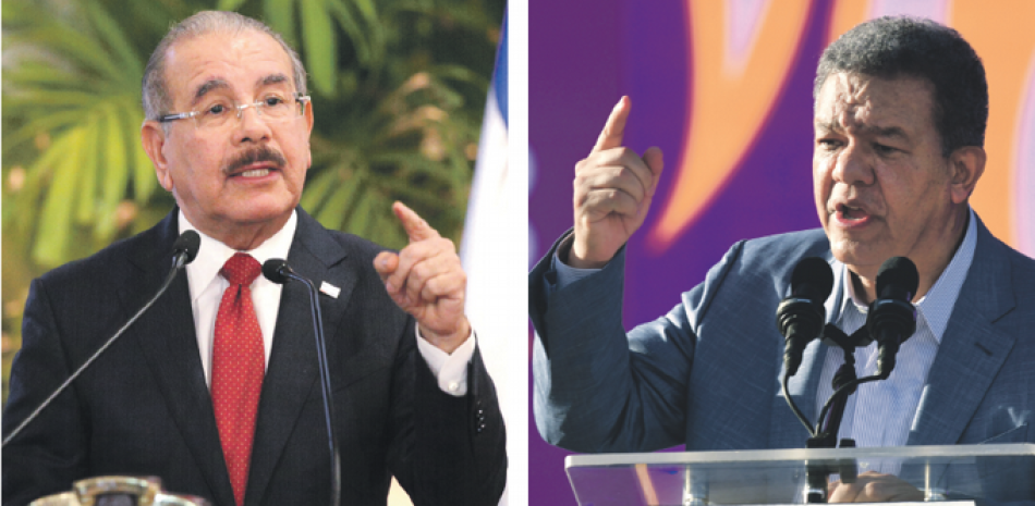 Danilo Medina y Leonel Fernández
