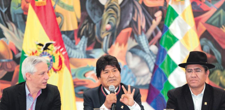 Evo Morales hablará hoy a los bolivianos. EFE