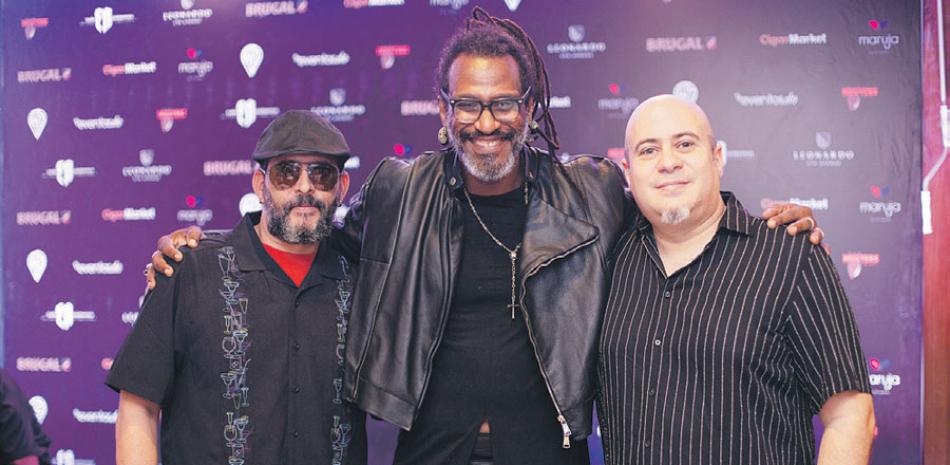 Joel Lazala, Tony Almont y Tomás Álvarez.