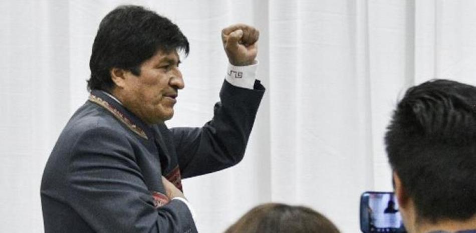 Evo Morales, presidente de Bolivia. / AFP