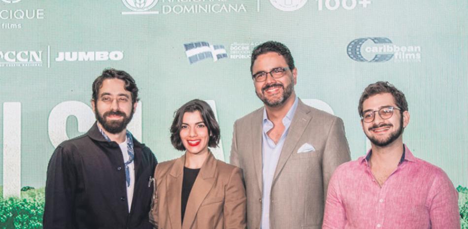 David Maler, Nashla Bogaert, Gilberto Morillo y José María Cabral trabajaron en el documental. LD