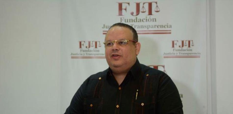 Foto de archivo. El presidente de la Fundación Justicia y Transparencia, Trajano Vidal Potentini.