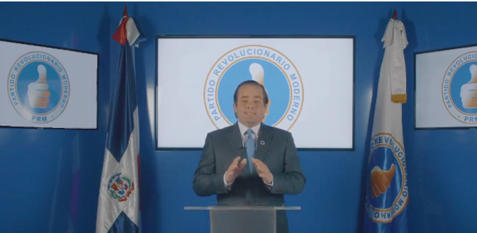 José Ignacion Paliza, presidente del PRM. / Captura de video