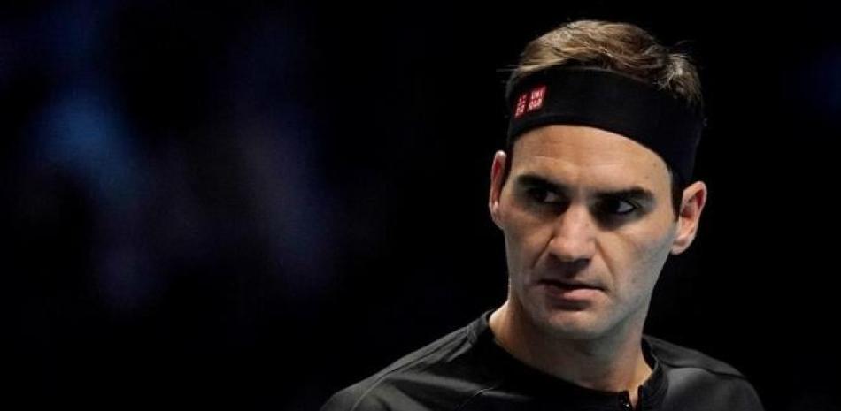 Roger Federer luego de su triunfo ante Matteo Berrettini.