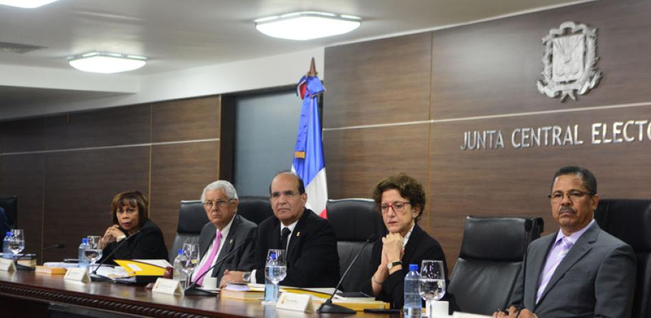 Pleno de la Junta Central Electoral (JCE). ARCHIVO