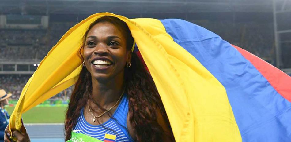 La reina colombiana del salto se quejó ante la IAAF.