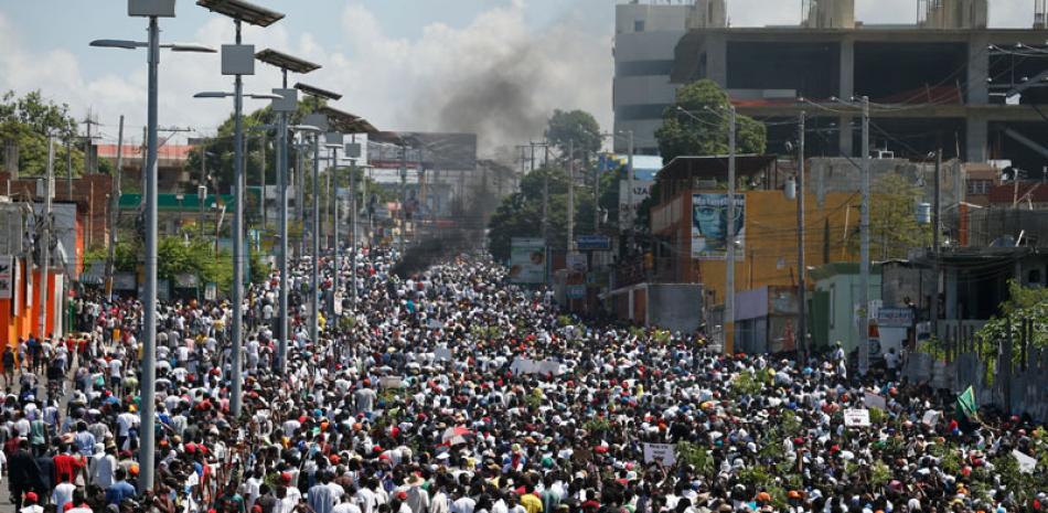 Haití nuevamente está arrinconada por protestas populares. ARCHIVO